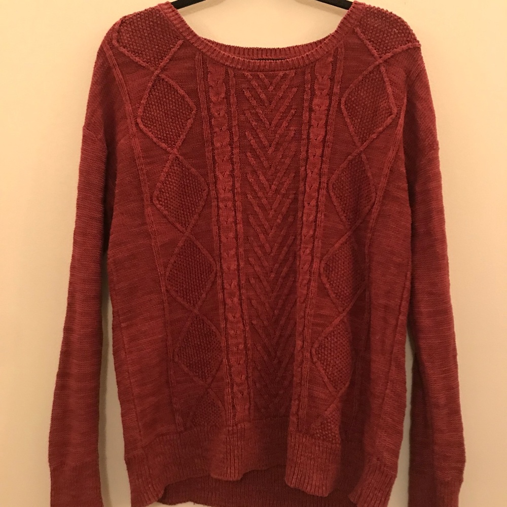 Red Mossimo Sweater